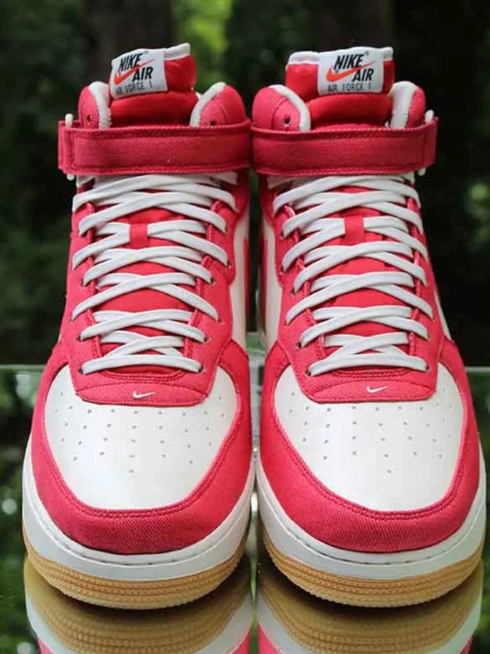 Nike Air Force 1 Mid University Red Sail Gum 2015